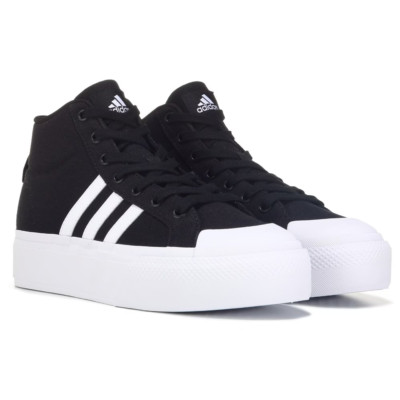 adidas Women's Bravada 2.0 Platform Sneaker Black Size US 8.5