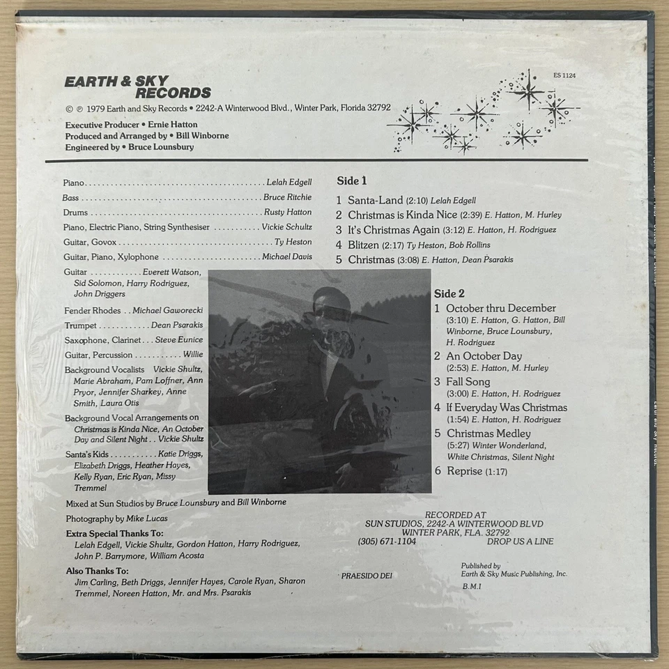 John Fields - October Thru December - Earth & Sky Records - Private Press Xian - Image 2 of 2