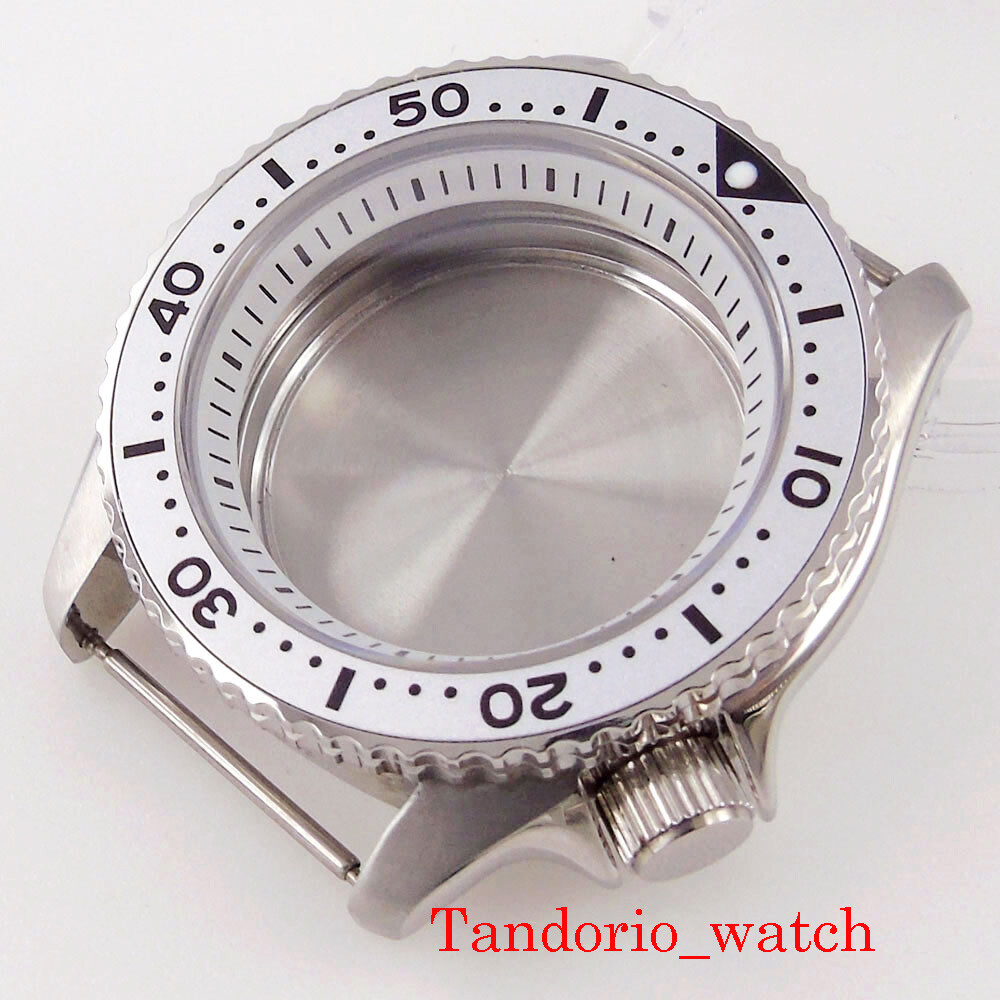 Internal Rotating Bezel Inner Bezel Watch 42mm White Chapter Ring