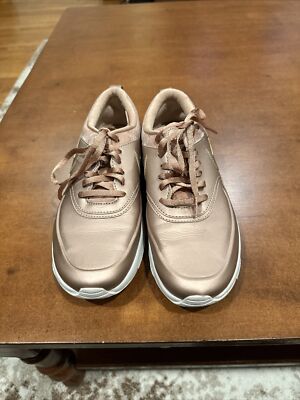 Nike Women's Air Max Leather Thea Metallic Rose Gold Running