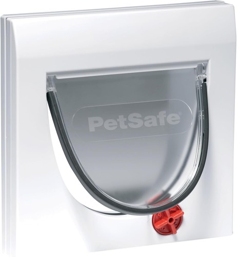 Cat Flap Petsafe Staywell Classic 4 Way Locking Door Tunnel Manual Catflap White - 第 1/7 張圖片