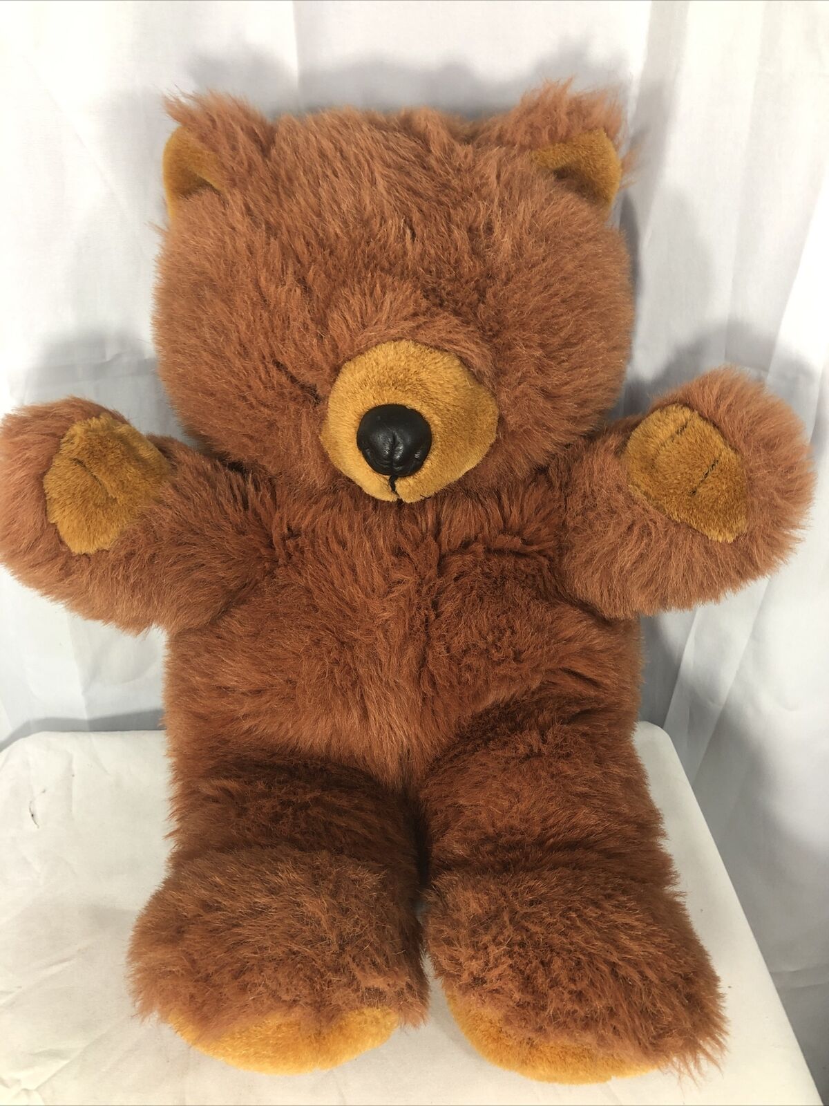 Vintage Plush Cuddle Wit Brown Teddy Bear Soft Cuddly 20” Stuffed Animal |  eBay