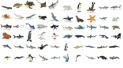 Safari Montery Bay Aquarium /  Sea Life  Spielfiguren Tierfiguren Figur  Auswahl