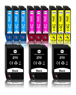 12 XL Patronen kompatibel mit Epson WorkForce WF-7720 WF-7710