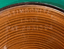 NEW STIMSONITE 150A AMBER LENS PARK CLEARANCE MARKER *FREE SHIPPING*