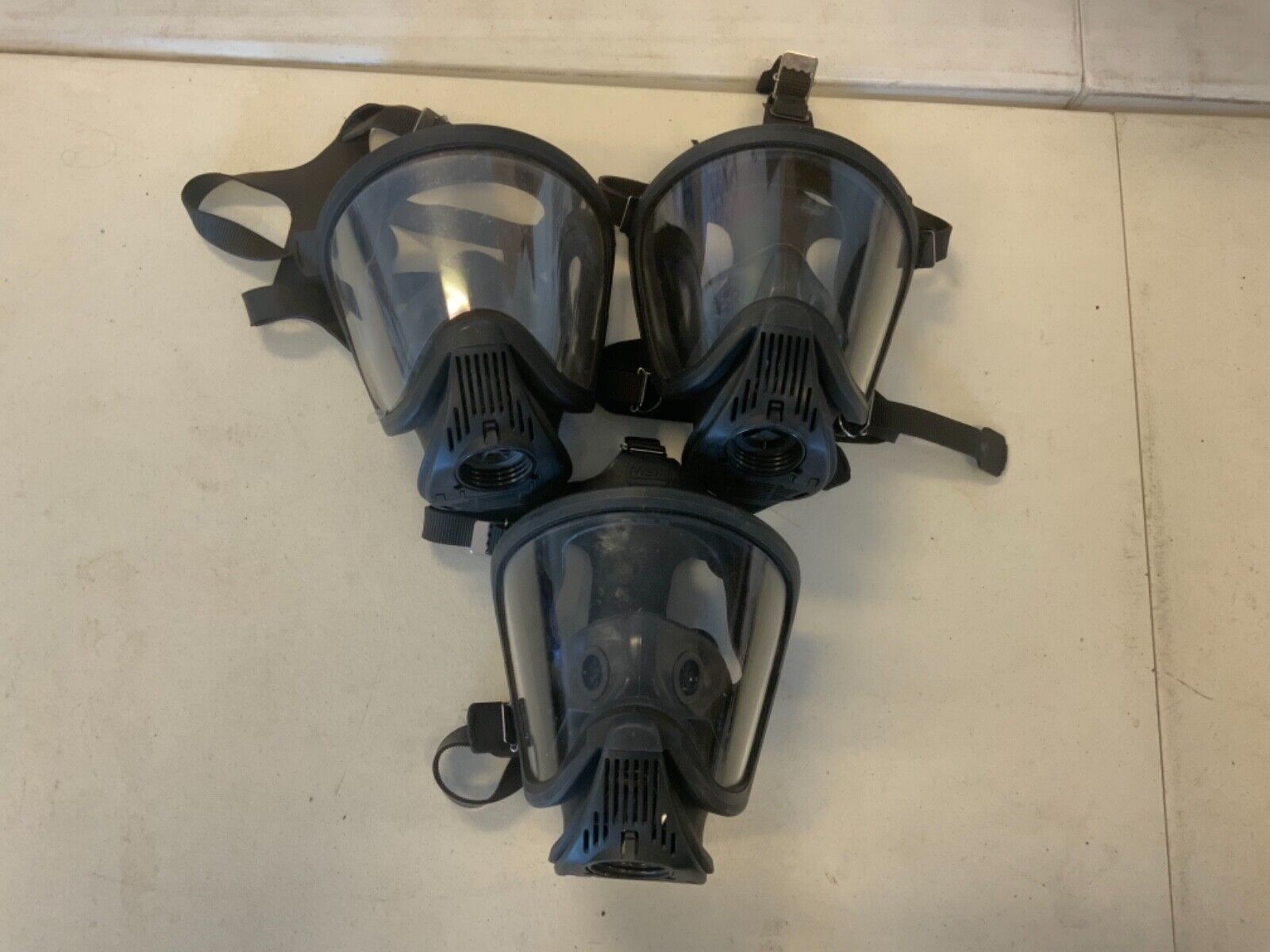 MSA Ultra Elite 40mm Riot Control Mask Gas Outlet SALE with Headnet S Superlatite Rubber