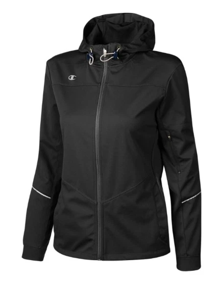 V745 Women&#039;s Hooded Softshell Jacket, BLACK eBay