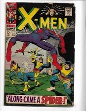 X-Men 35 1967 Marvel Comics VG+ 4.5 1st App Of Changeling Spider-Man X-Over