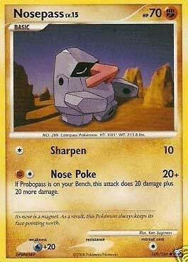 Pokemon Legends Awakened Common Card - Nosepass 109/146