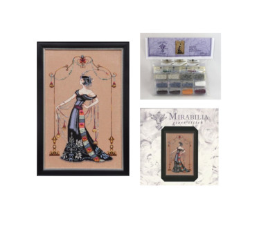 MIRABILIA Cross Stitch PATTERN and EMBELLISHMENT Pack AT THE MET MD135 