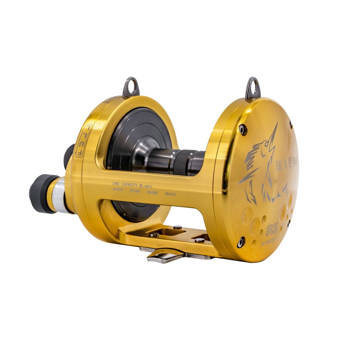 Fishing Reel TICA Team 12 - 16 - 30 - 50 LBS WTS Double