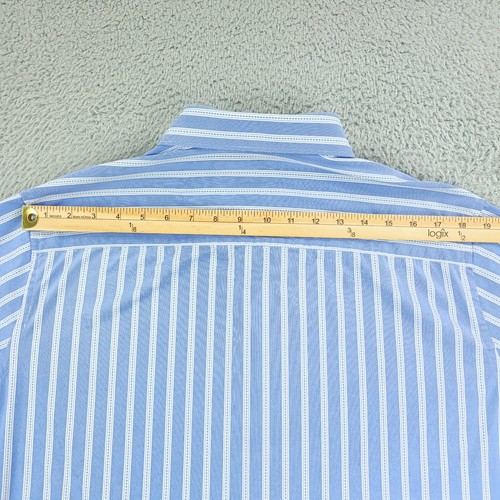 Bugatchi Shirt Mens XL Extra Large Blue Comfort Stretch Business Office Casual - Picture 9 of 13