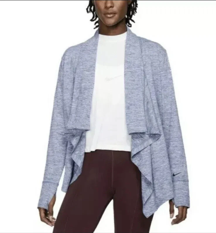 White top nike cardigan
