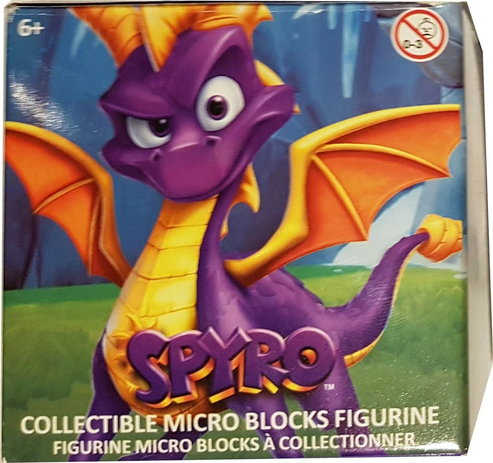 18x Spyro Micro Blocks Figur Activision Drache B-ware