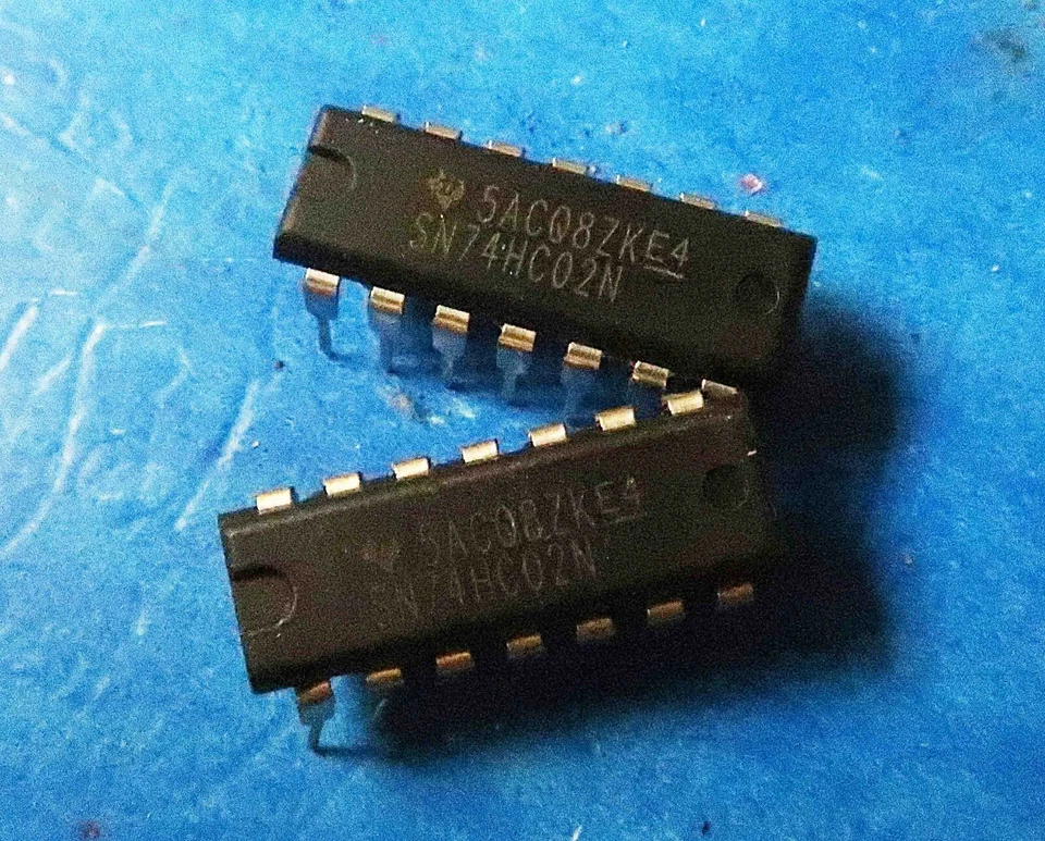 composant électronique CI 74HC02N, 74HC02  lot de 3 pièces - Photo 1/1