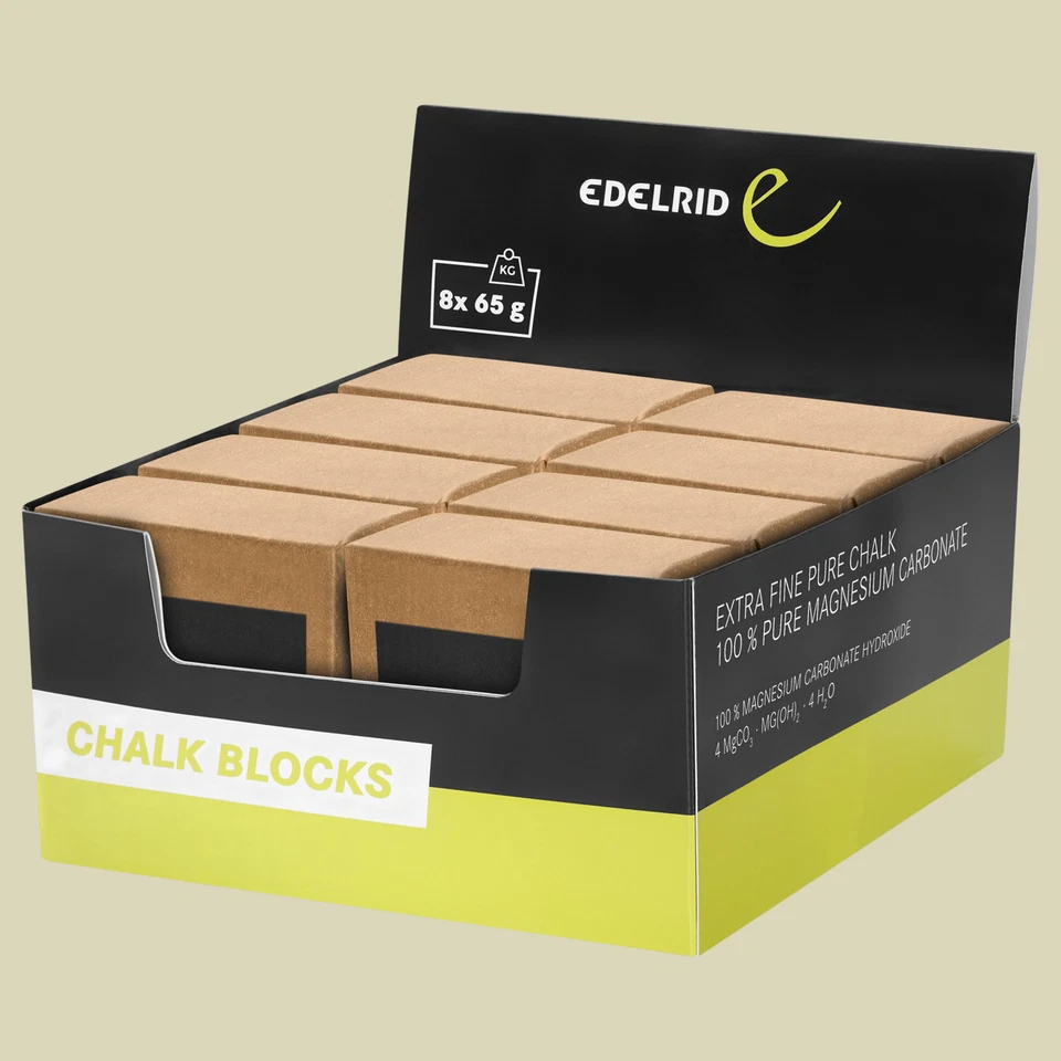 Edelrid Chalk Block 65g 1 STK Inhalt 65 g Farbe snow Chalk in Blockform