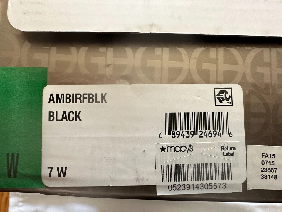 Womens Giani Bernini Ambir Wedge Heels Shoes black Patent Leather 7 wide  - Image 3 of 3