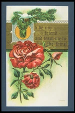 263016 Valentines Day Embossed Divided Back A4 Photo Print