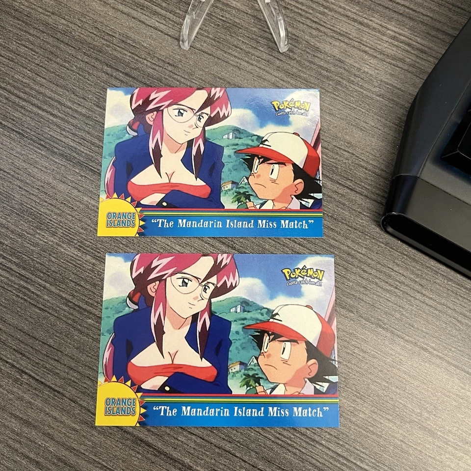 The Mandarin Island Miss Match OR16 Topps Pokemon Series 3 TV Animation Blue - Image 3 of 3