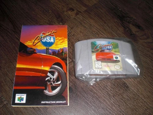 Cruis'n USA Nintendo 64 N64 Game AUTHENTIC OEM w Manual Insert Cruising Cruisin'