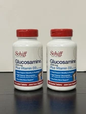 2 Pack Schiff Glucosamine Tablets with Plus Vitamin D3 150 Count- EXP. 01/2027