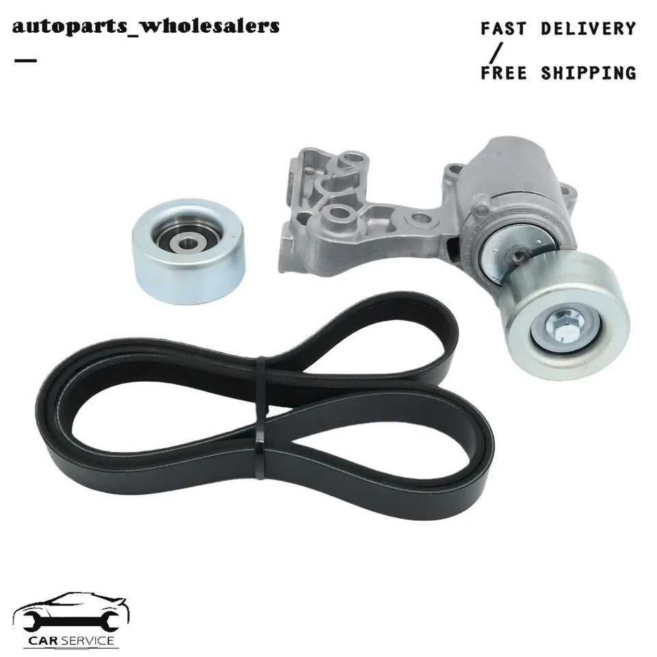 Kit de componentes de cinturón serpentino para Toyota Avalon Camry Highlander Lexus ES350 Foto 3 de 4