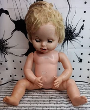 Deluxe Reading Baby Magic Doll Vintage 1960s Nude TLC Parts Repair