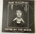 Paul McCartney And Wings. On The Radio LP Rare Vintage Free Shipping USA Beatles