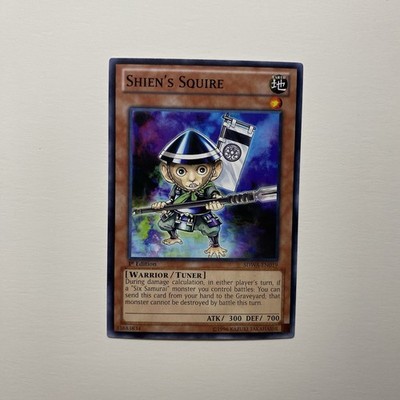 Shien's Squire X 1 1st Mint YUGIOH Cards SDWA-EN019