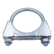 1 x fascetta di scarico, morsetto di montaggio, morsetto a staffa / morsetto M8 Ø 45 mm