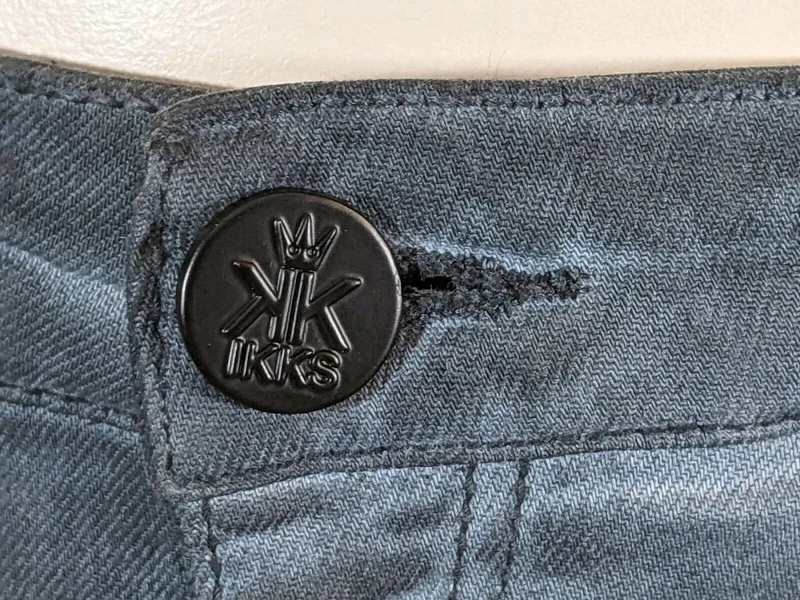IKKS Taille 38  Superbe Pantalon jeans denim bleu gris - Photo 3/4