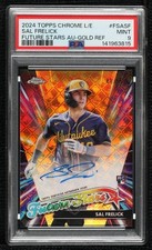 2024 Chrome Logofractor Edition Gold Refractor 48/50 Sal Frelick PSA 9 Auto 10fh