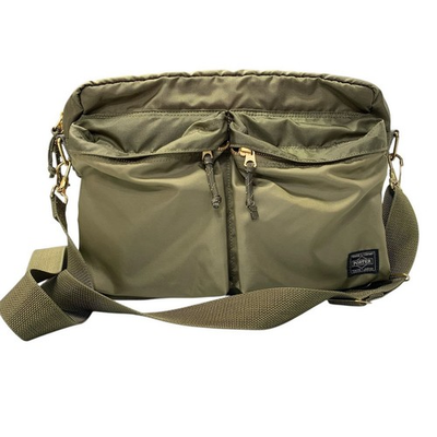 #ad PORTER YOSHIDA FORCE SHOULDER BAG S 855 05457 Olive Drab $281.68