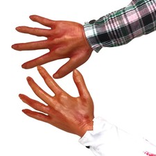 Halloween Deko abgetrennte Hände Arme Blutig gruselig Latex Requisiten
