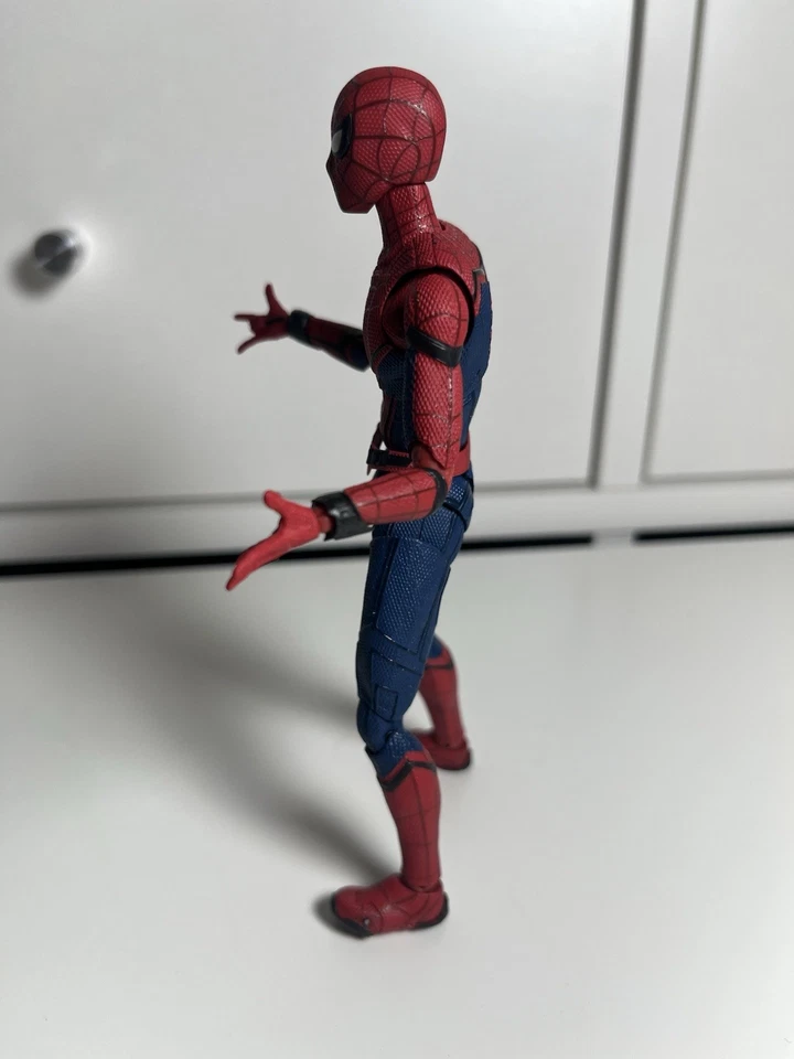 Boneco de ação S.H.Figuarts Spider-Man Homecoming Marvel Bandai, raro, solto - Imagem 4 de 4