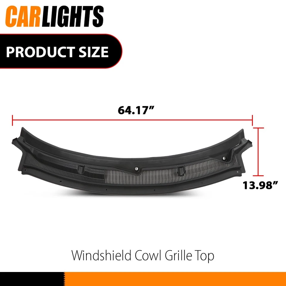 Fit For 2011-2019 Ford Explorer Windshield Cowl Grille Top Panel BB5Z78022A68AA - Image 3 of 4