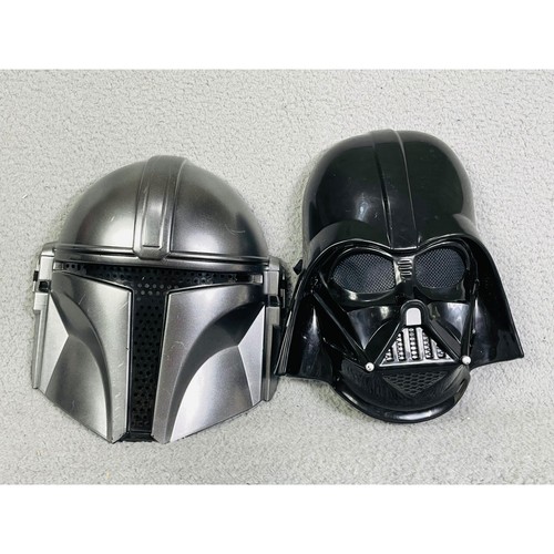 Star Wars Mandalorianer und Darth Vader Halbmasken Halloween Kostüm Erwachsene - Bild 2 von 9