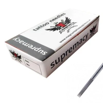 MAGNUM TATTOO SUPPLIES Supremacy Tattoo Nadeln - 50 x 5 Rs Rund Schattierer - Hohe Qualität UK
