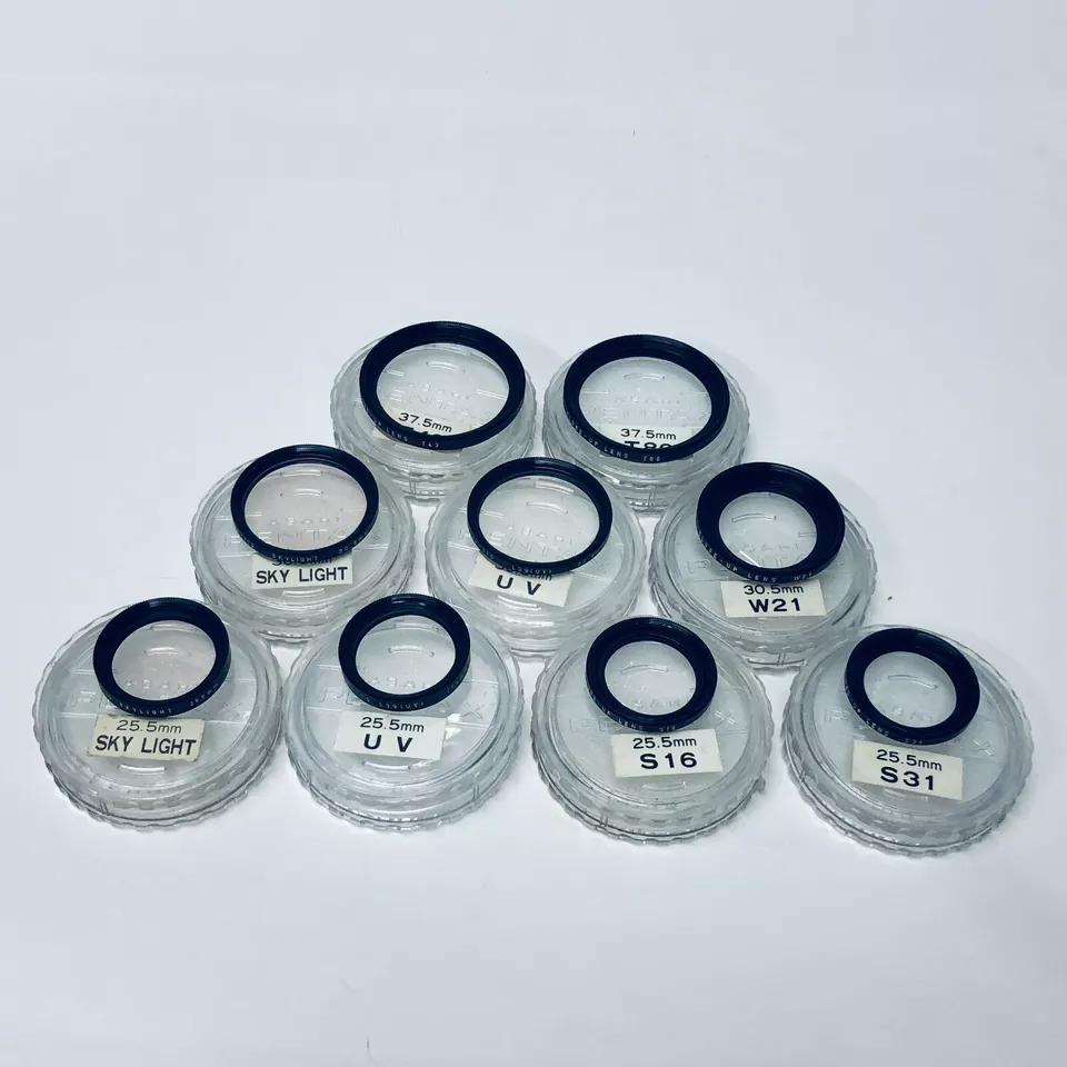 🍙Rare, Mint🍙Pentax Auto 110 Lens filter x 9 in Case from Japan - Image 2 of 4