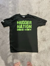 Men's Tough Mudder Under Armour HeatGear T Shirt Tee Dark Green (sz: M) - Fitted