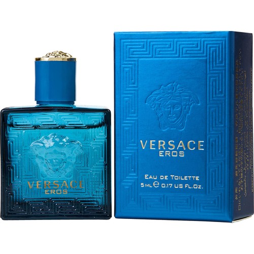 3pc Mini Gifts Set Versace Eros Men, Eros Women, Pour Homme ,5ml/0.17oz, NEW!!! - Picture 2 of 4