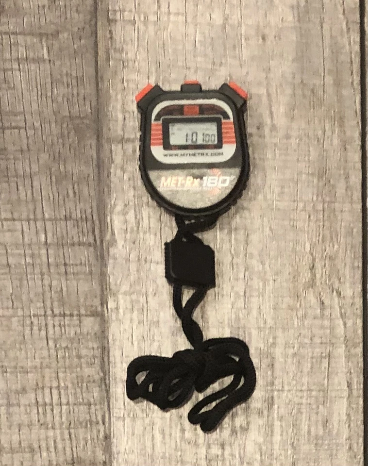 Metrx Cronómetro Digital LCD Deportes Contador Temporizador Reloj con Cordón Cronómetro Nuevo en Caja Foto 3 de 3