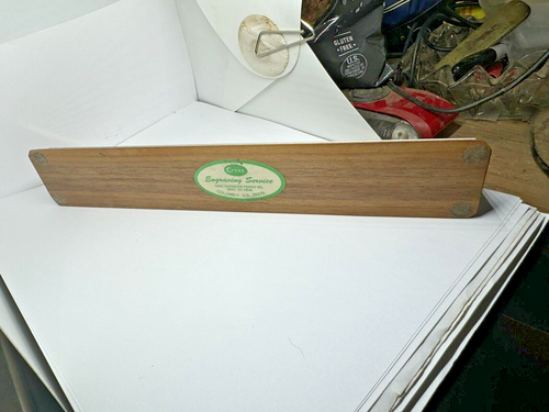 "Tarjeta de visita de madera de 10"" de largo de la oficina de mundialmente famoso: JIMMY DAVIS" - Imagen 5 de 10