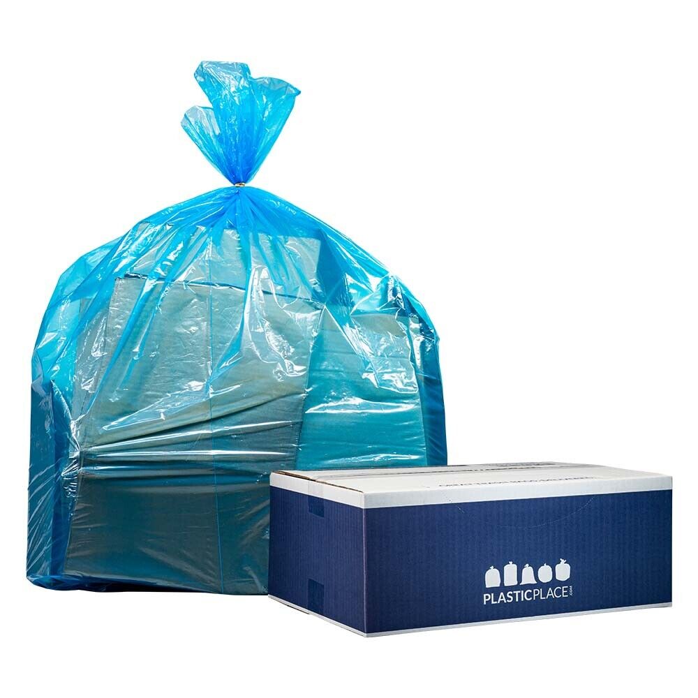 Plasticplace 20-30 gal. White Trash Bags (Case of 200)