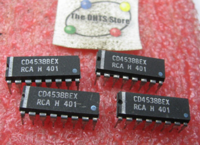 4538 CD4538BEX RCA IC CMOS Dual Monostable Multi-Vibrator 4538 - NOS Qty 4 ...