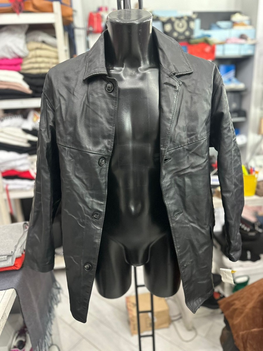 Men's Leather Jacket Size 54 Black LLV938 | eBay Men's Leather Jacket Size 54 Black LLV938 | eBay