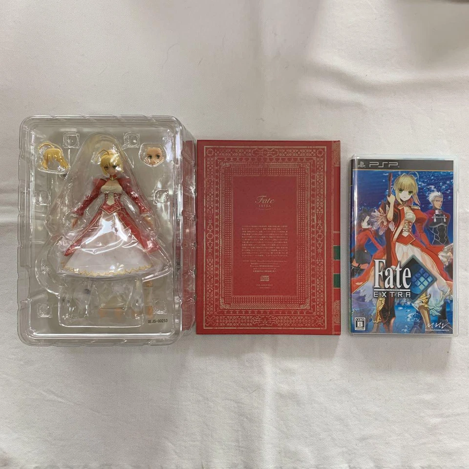 SONY PSP Fate Extra Limited Type Moon Box w/ figma Visual Works Soundtrack - Image 3 of 4