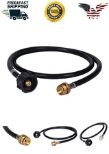 5FT Hose Propane Adapter and Assembly Replacement for Type1 LP Tank Gas Grill