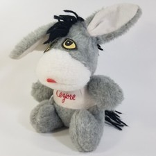 Vintage Sears Eeyore Disney 6" Plush Stuffed Animal Toy Winnie the Pooh 80s 90s
