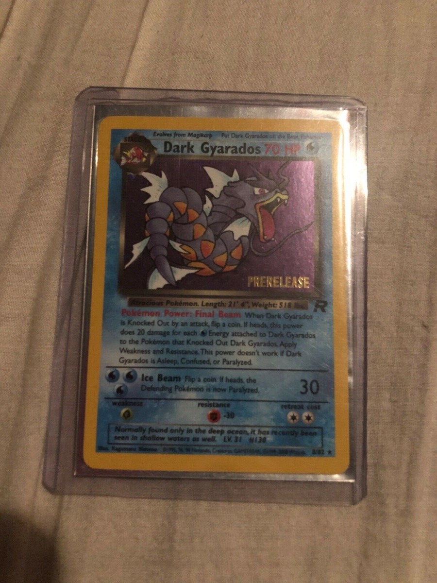 Pokemon 1995 Rocket Set Dark Gyarados Mint | eBay